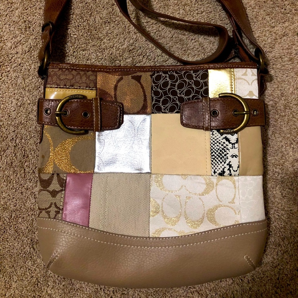 Coach Iconic Patchwork Purse Shoulder Bag